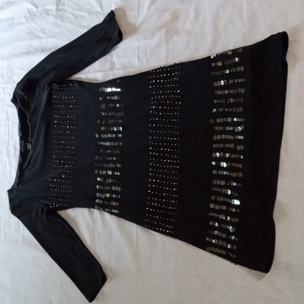 White House Black Market beaded sequin dress